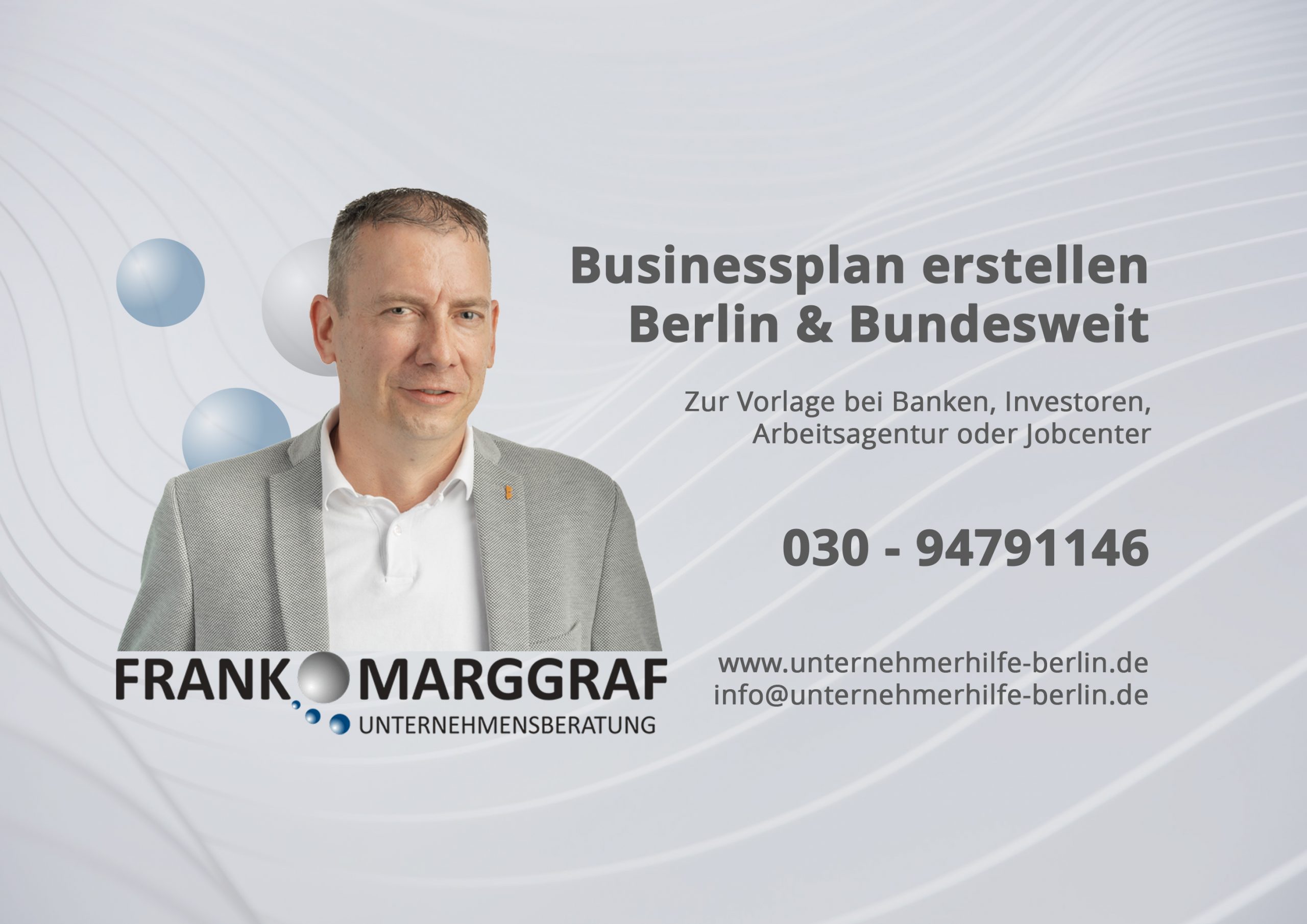 Frank Marggraf Unternehmensberatung Berlin & Brandenburg für Gründer, Selbständige und bestehende Unternehmen